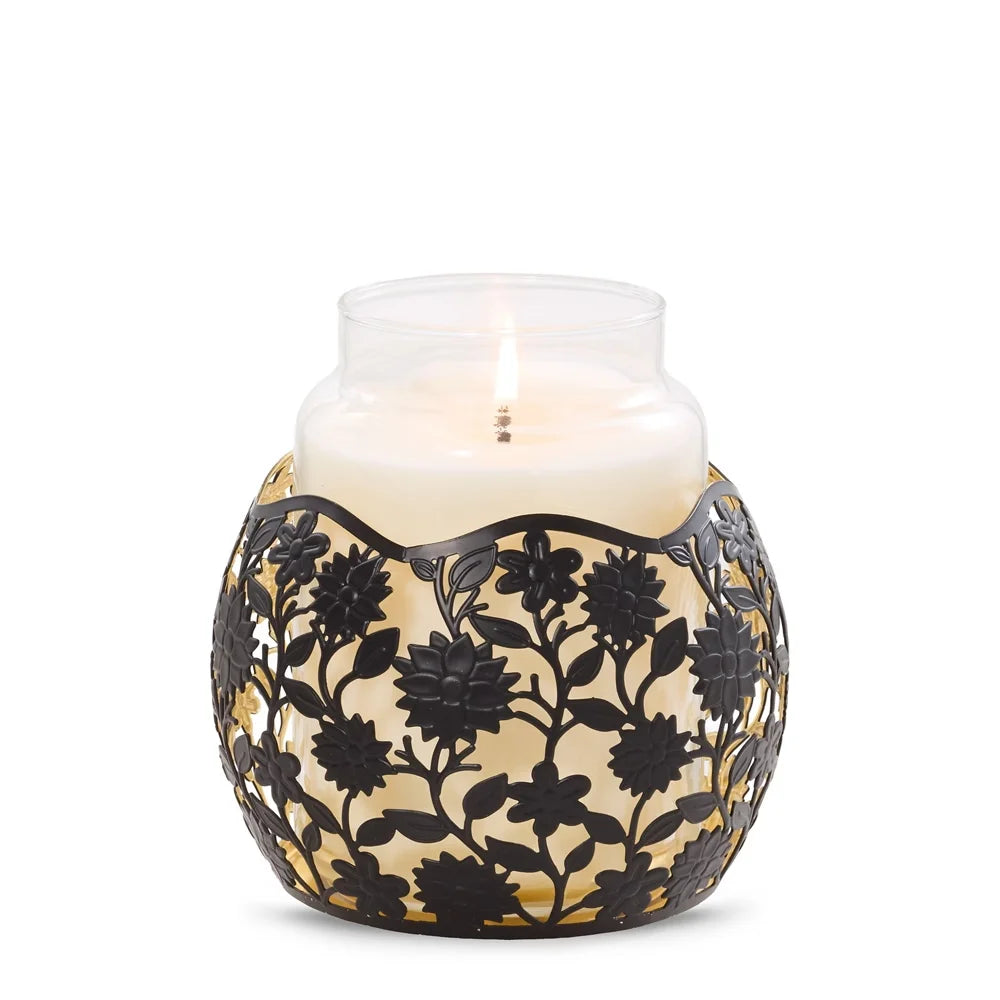 Sunlight Petals Jar Candle Holder