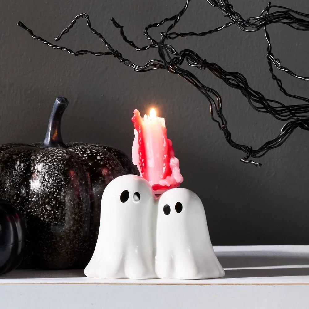 Ghosts Taper Candle Holder