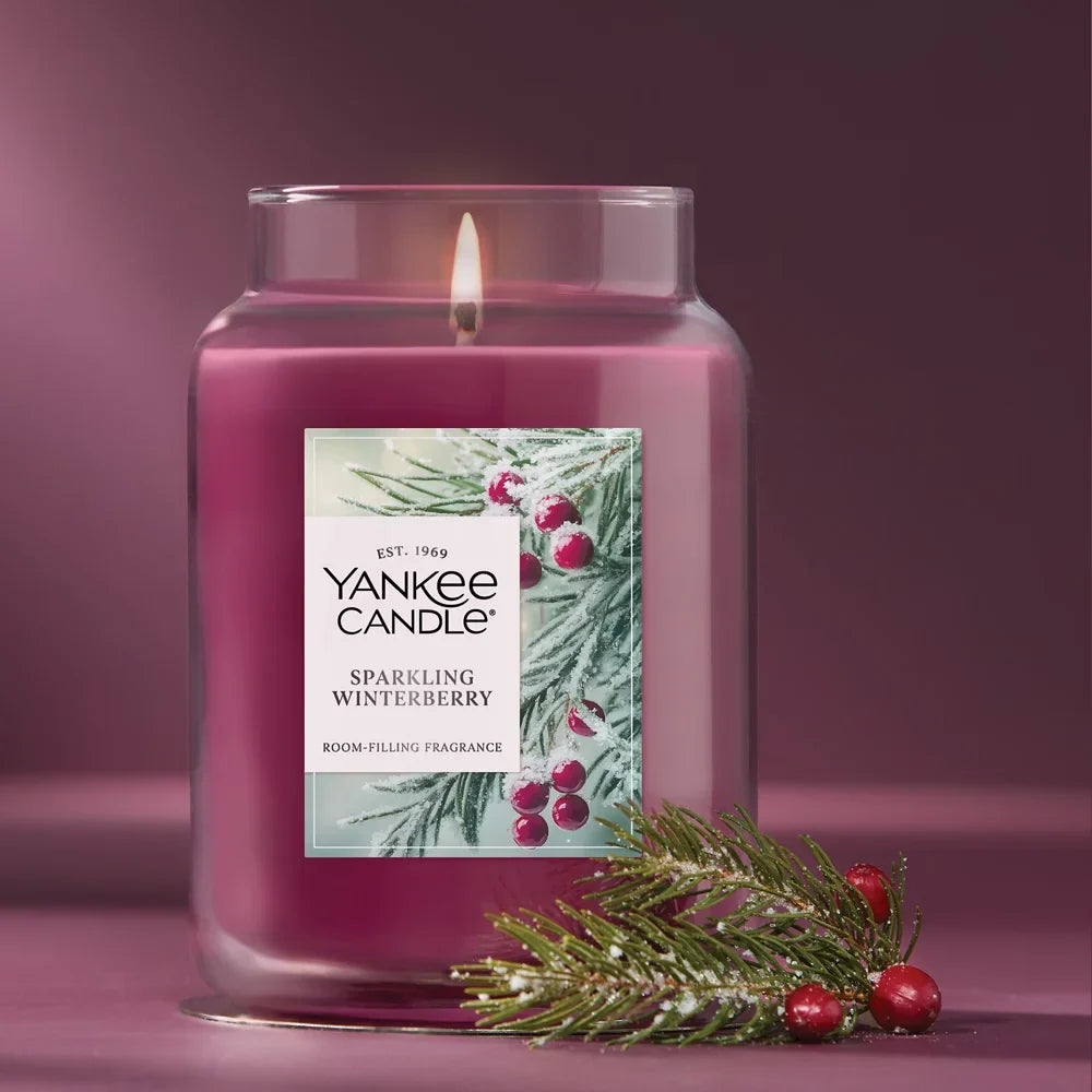 Sparkling Winterberry Original Large Jar Candle